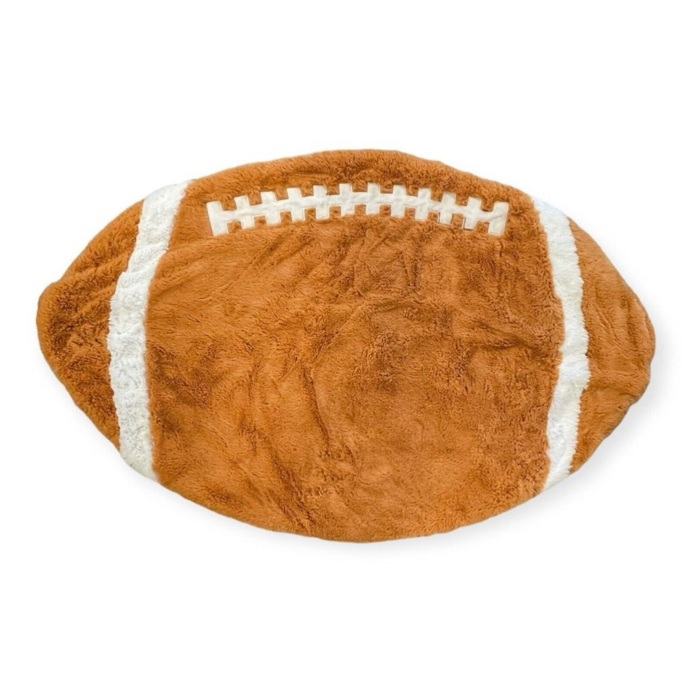Baby Gund Playtime Football Cozy Sports Plush Blanket Lovey Satin Soft 4051238